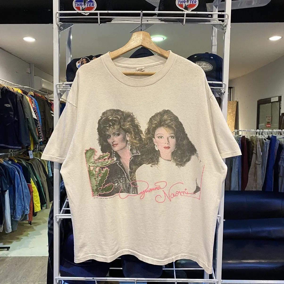 The Judds Wynonna And Naomi Tour 1991 vtg 90s t shirt basic tee