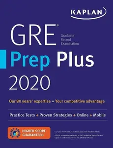 USED-GRE Prep Plus 2020: 6 Practice Tests + Proven Strategies + Online + Video + Mobile by Kaplan Test Prep (Paperback)