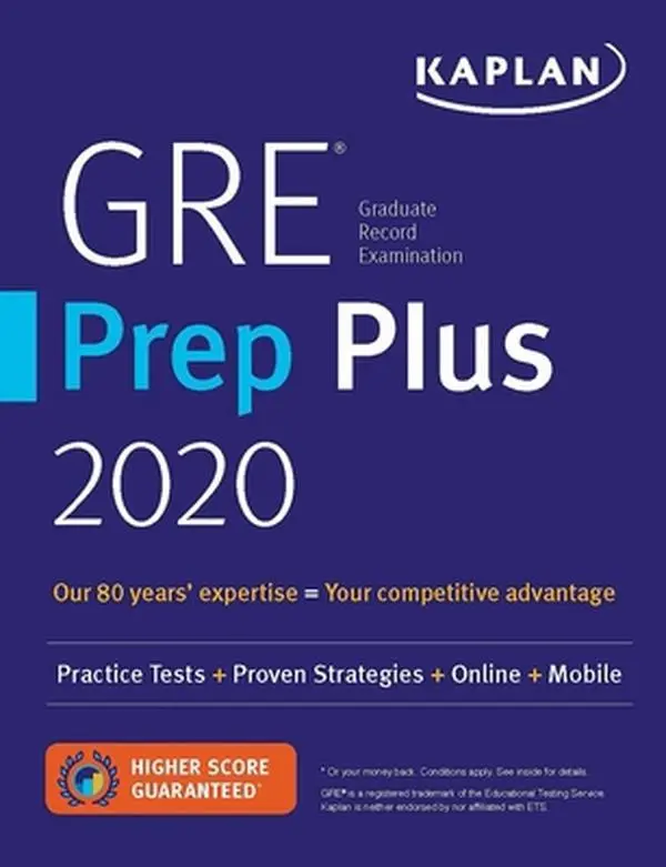 USED-GRE Prep Plus 2020: 6 Practice Tests + Proven Strategies + Online + Video + Mobile by Kaplan Test Prep (Paperback)