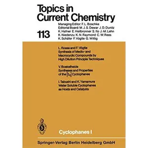 USED-Cyclophanes 1 (Topics in Current Chemistry) by Fritz Vögtle (Hardcover)