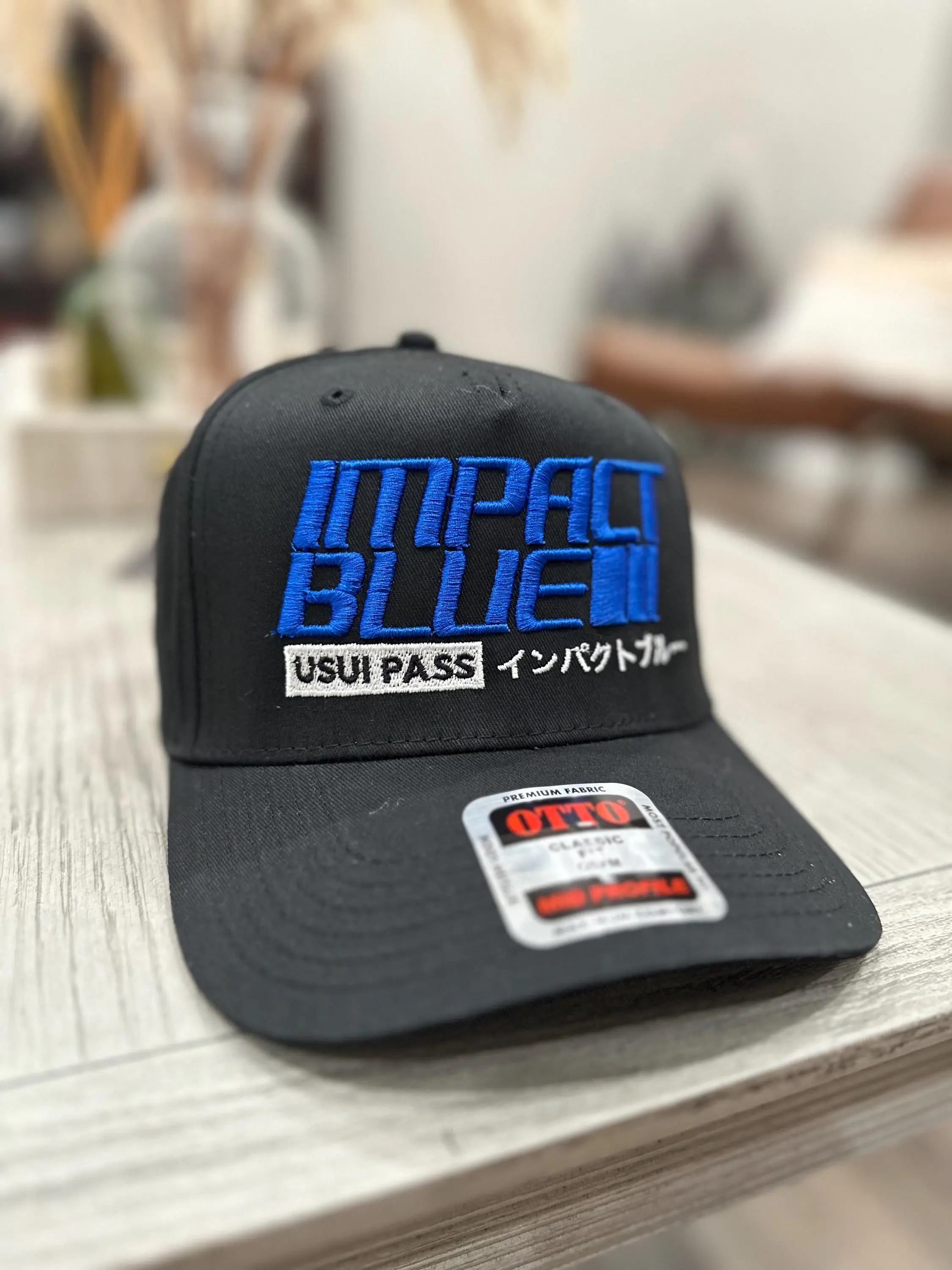 Impact Blue Usui Pass Hat – Anime Initial D Inspired Snapback