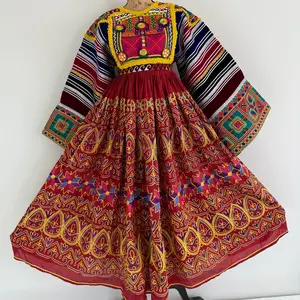 Afghan Women’s Cultural Dress | Handmade Mirror Work & Embroidery