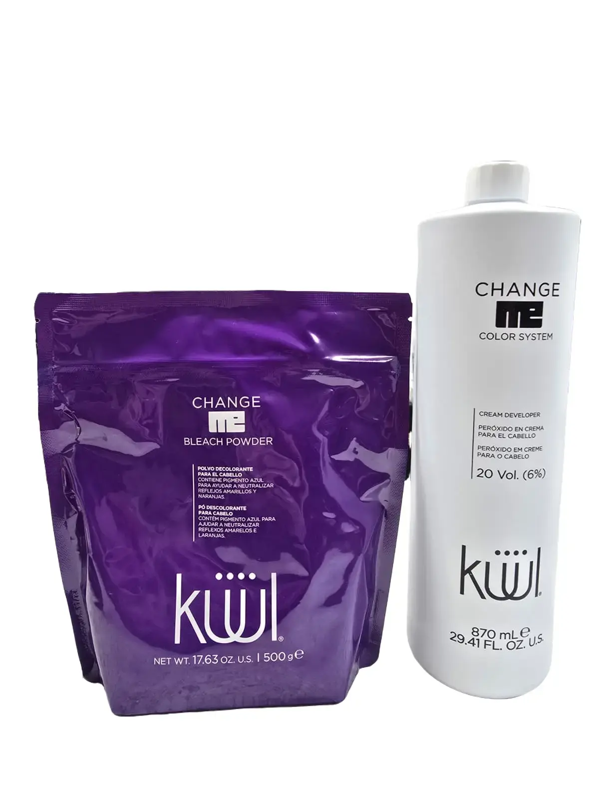 Professional KÜÜL 7 Levels Bleaching POWDER Kit 500g + 20 Vol PEROXIDE Included Professional KÜÜL 7 Levels Bleaching POWDER Kit 500g + 20 Vol PEROXIDE Included
