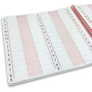 Notebooks Appointment Book - Large 12.75" x 13.5" Undated Planner for Daily Scheduling - 6 Column Professional Daily Planner for Office, Home, or Salon Use
