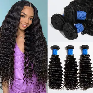 StarHair Luxury 12A Human Hair Bundles - Deep Wave & Deep Curly, 12–30 inches – Full, Thick, Tangle - Free & Soft, Easy to Style