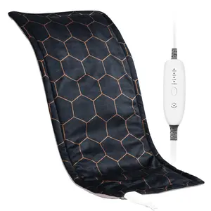 【Summervibes】VEVOR Far Infrared Heating Pad, 12" x 24" Weighted Heating Pad with Far Infrared Therapy, 4 Temperature Settings, 2-hour Auto-off, Electric Heating Pad for Back Neck Shoulder Abdomen Pain Relief