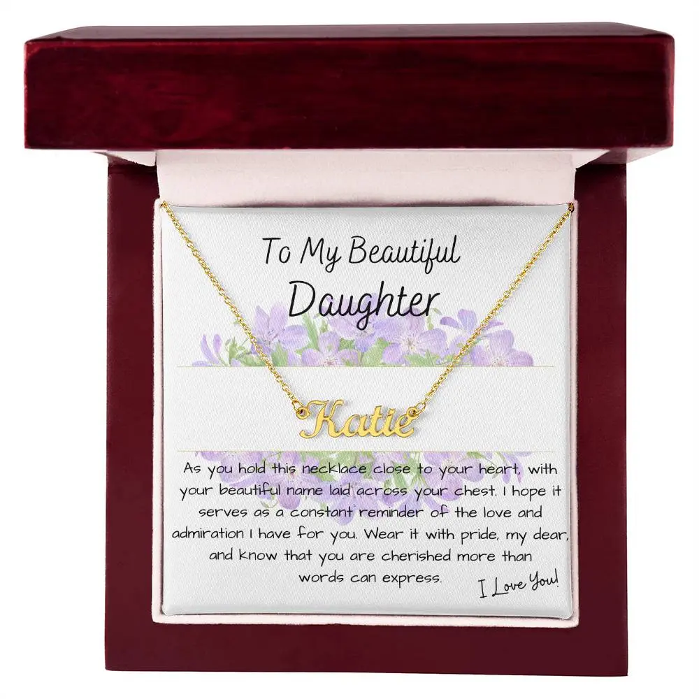 GIFT FOR DAUGHTER - PERSONALIZED NAME NECKLACE