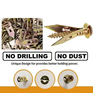 Plasterboard Anchor, Hollow Self Drilling Anchor & Screw Kit