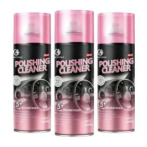 DONKEYPRO Car Care Polishing Cleaner Gloss Dressing for Plastic Trim & Tire 15oz Interior Detailer Restorer Effortless Cleaning Solution for Trim Dashboard Car Door Tires Bumpers Leather, Interior Car Cleaner, Car Detailing Kit