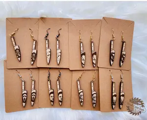 Horror Earrings-Laser Cut Earrings- Wooden Knife Earrings- Michael Myers-Freddy Krueger-Jason Voorhees-Pennywise-Ghostface-Beetlejuice-Chucky-Billy the Puppet