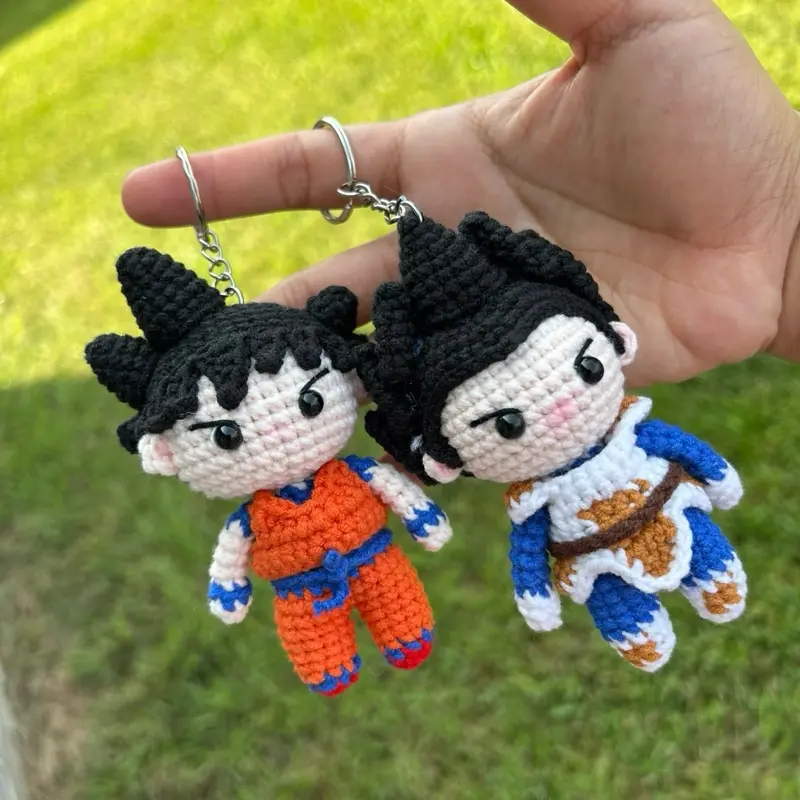 Crochet Cute Little Guys Keychain