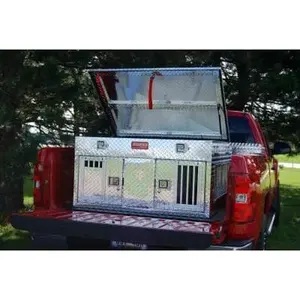 Owens Products 55012 26 x 48 x 45 in. Top Storage Hunter Series Double Compartment Dog Box