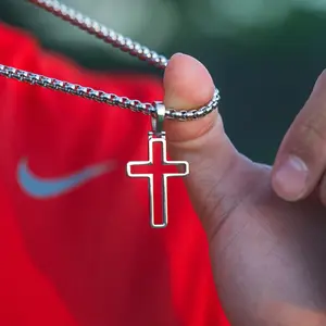 Outline Cross (Silver)