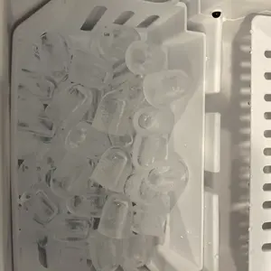 Product Review of EUHOMY Ice Maker Countertop with Handle, 26lbs in 24Hrs, 9 Ice Cubes Ready in 6 Mins, Auto-Cleaning Portable Ice Maker with Basket and Scoop, for Home/Kitchen/Camping/RV. (2024 New Silver) Utensils from G**2