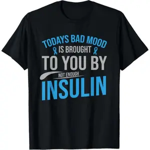 Diabetes Awareness Cotton T-Shirt – Perfect for T1D & T2D