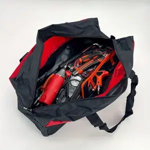 Multifunctional Storage Bag, 19 Inch Oxford Fabric, Portable Tool Bag for Construction Site, Home Use, Large Opening, Multiple Functions