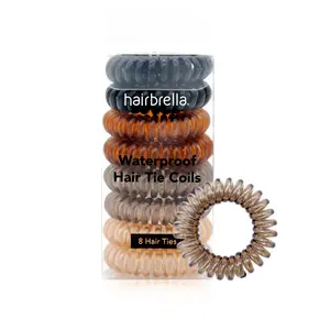 Waterproof Spiral Hair Ties Bundle Waterproof Spiral Hair Ties Bundle