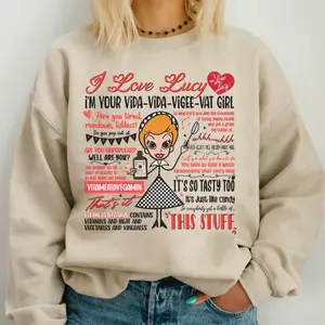 I Love Lucy Shirt, Funny TV Show Shirt, Movie Quote, Film Shirt Sweatshirt Hoodie