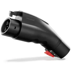 Tesla to J1772 Charger Adapter, Max 60A 250V EV Charger Adapter, for NACS to J1772 Charging Adapter Compatible with Tesla Wall Connector/Destination/Mobile Charger (Black)