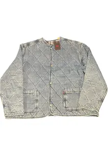 LEVIS: QUILTED BOXY DENIM JACKET