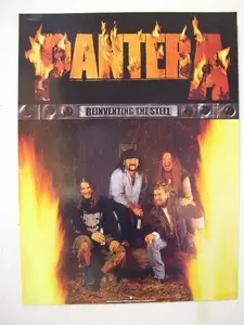 Pantera Poster Band Shot Reinventing The Steel Promo