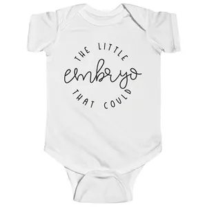 IVF Baby Onesie - The Little Embryo That Could Bodysuit - Natural In Vitro Onesie