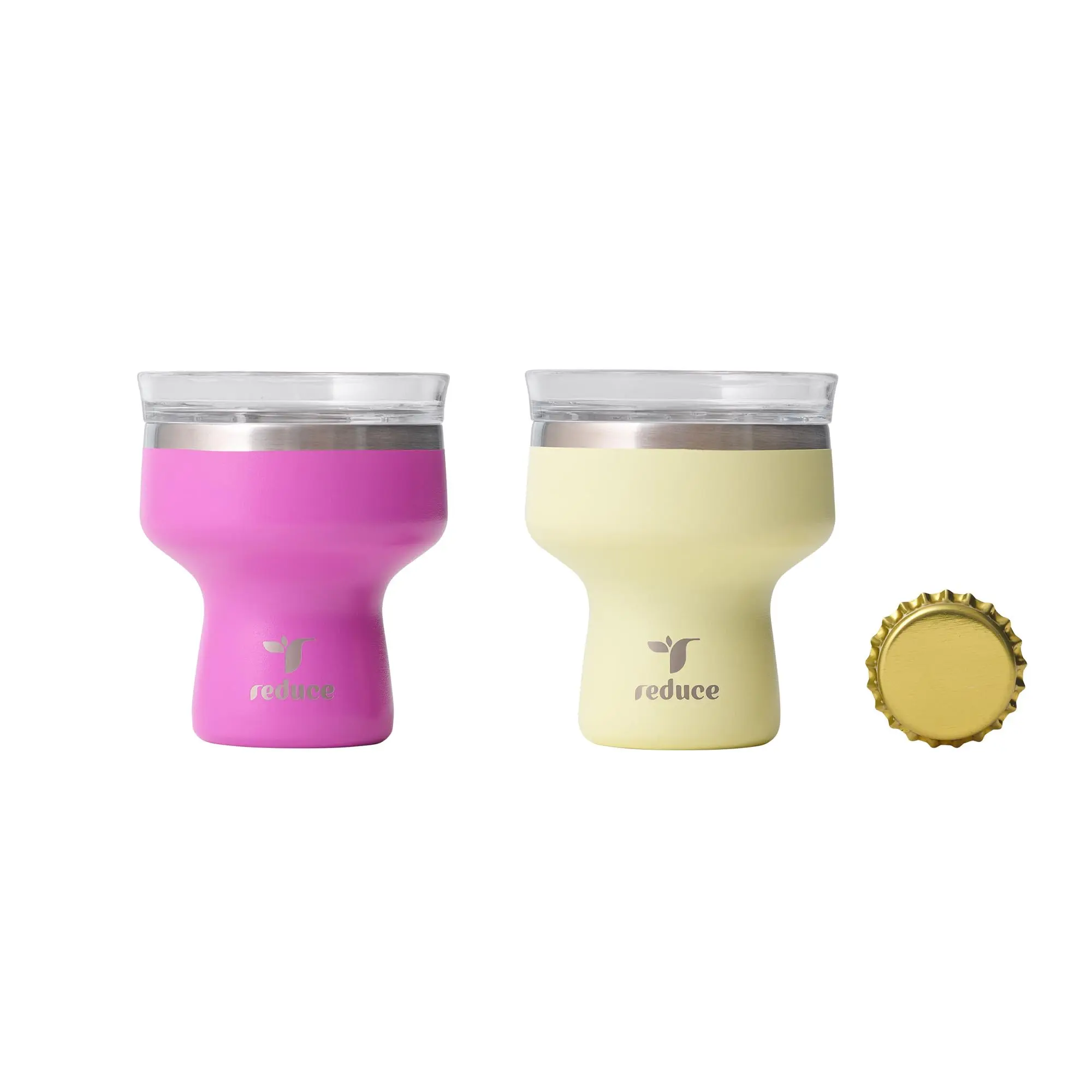 Reduce Salteeny 1.5oz Mini Bar Tool Margarita Salt Shot Tool with Bottle Opener & Removable Sip Lid