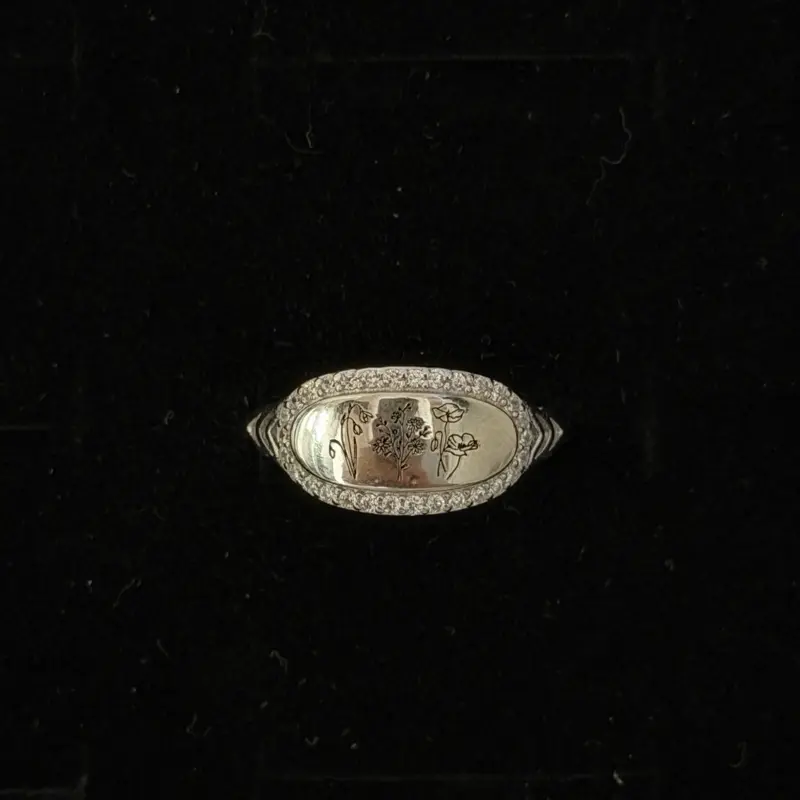 Flower Stamp Ring