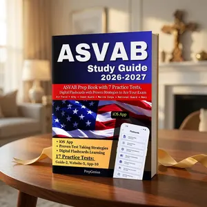 ASVAB Study Guide 2026-2027: SVAB Prep Book with 17 Practice Tests, Digital Flashcards and Proven Strategies to Ace your Exam for Air Force, Army, Coast Guard, Marine Corps, National Guard, Navy Book OF Paperback