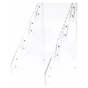 Plymor Clear Acrylic 3-Level Greeting Card Display Rack