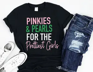 Pinkies and Pearls AKA shirt, Alpha Kappa Alpha shirt, 1908 shirt, Pretty shirt, Cute shirt, Alpha Kappa Alpha Sorority Paraphernalia, J15