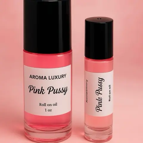 pink puss  Roll On Fragrance Oils - 10 ML Perfume Scented Choose your size between 10 ML and 1 OZ
