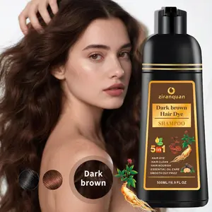 Semi-Permanent Dark brown Hair Dye | Vegan & Hypoallergenic | 12-20Wks Last | Mermaidcore Inspired | TikTok Trend | 500ml Haircare hair dye