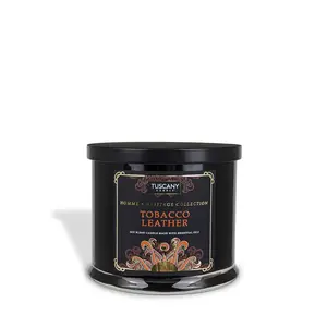 Tobacco Leather Scented Jar Candle (15 oz) – Homme + Heritage Collection