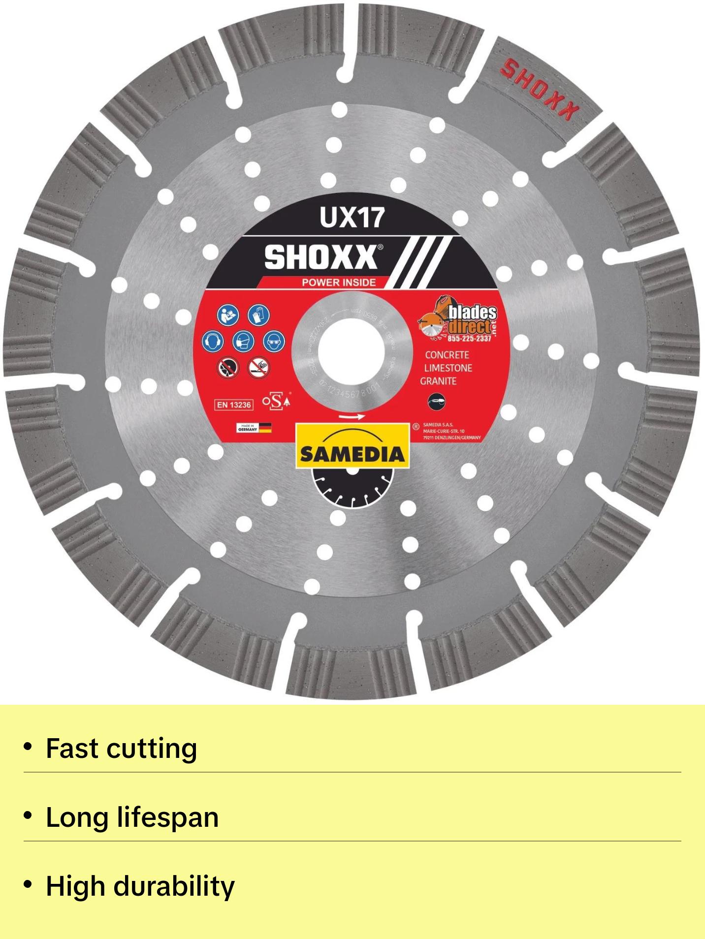 Samedia: SHOXX UX17 SHOXX Diamond Blade