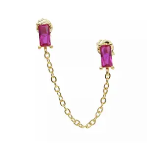 Piercing Stud Baguette - Elegant Design for Versatile Use in Everyday Life