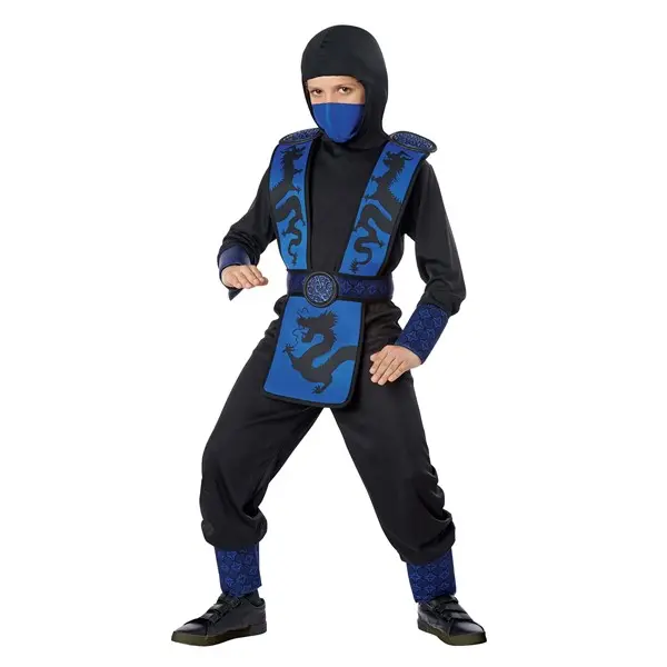 Boy's Regal Blue Ninja Costume