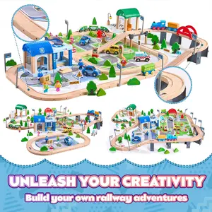 Train Track Set Expandable Educational Toy for Boys Girls