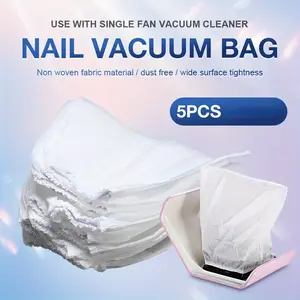 Nail Dust Collector Bag Vacuum Cleaner Nail Dust Suction Collection Bag Replacement Bag Manicure Dust Nail Equiment Tool
