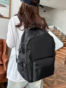 Business Commuting Backpack, Multi-compartment and Layered Schoolbag, Versatile Multipurpose Men's Bag for Office Workers, Students, Classes, Business Trips, and Travel
