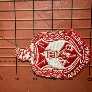 Delta Crest Twill Patch w/ Embroidery 4"