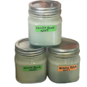 Vanilla Bean Noel Candle - Festive Home Decor Ornament - Ornaments