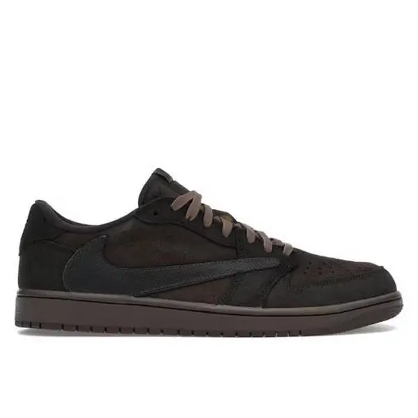 Jordan 1 Retro Low OG SP Travis Scott Velvet Brown Sneakers