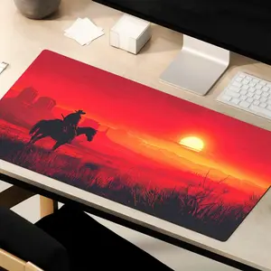 Western Red Dead Mouse Pad, Gaming  For Home Decor And Workspace