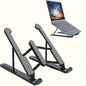 Adjustable Laptop Stand, 1 Count Foldable Design Laptop Holder, Portable Monitor Stand for Home, Office, Travel, Dormitory