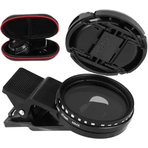 37mm CPL Phone Camera Lens,  Phones Camera Lens, ND 2-400 Cell Lens Adjustable Density Filter with Phone Clip for  for  Android Smartphones