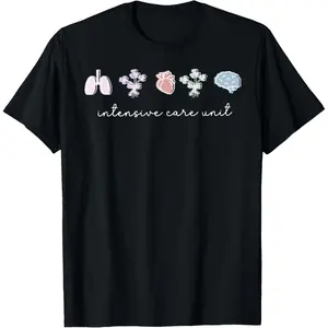ICU Nurse ICU Intensive Care Unit CAN CMA MICU NICU Love T-Shirt