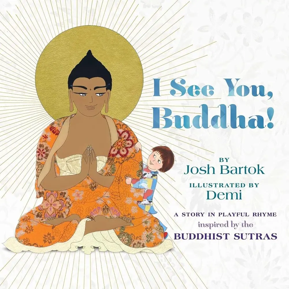 Buddhist Classical Scripture "I See You, Buddha" - Illustrated Lotus Sutra Chapter-Based Learning Book, Award-Winning Artist-Created Classical Texts for Buddhist Enthusiasts, Teaches-Learns Patience, Overcomes Low Self-Esteem (Literature & Art Category)