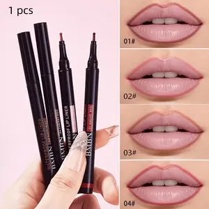 Liquid Lip Liner and Lip Gloss Pen - matte finish, moisturizing, quick-drying, long-lasting, fade-resistant, easy for beginners to outline the lips. Unique integrated dual-use marker-style applicator, suitable for all skin types.