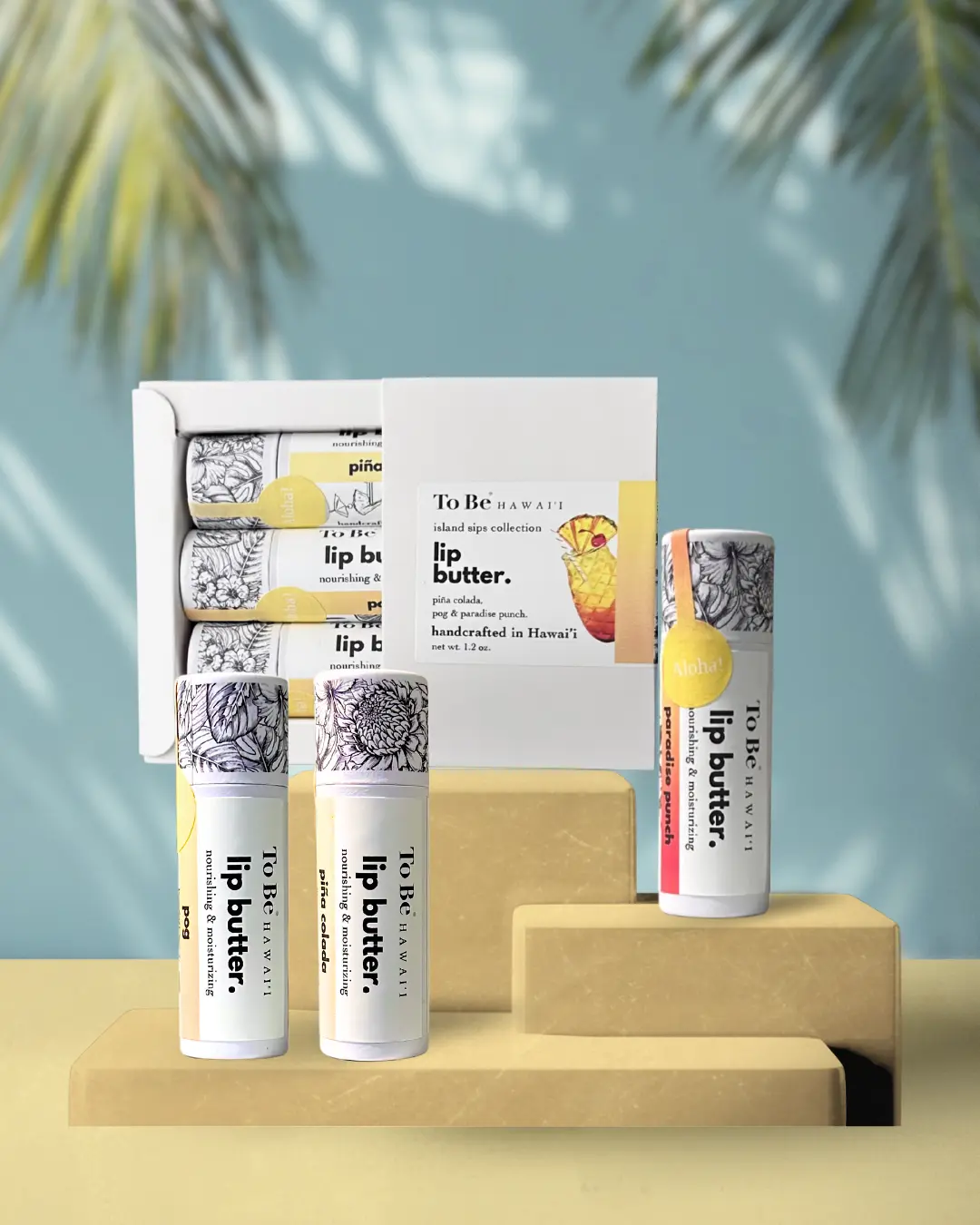 Island Sips Lip Butter Sampler *NEW! Vegan Balm